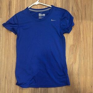 Nike Women's Short Sleeve Blue Tee